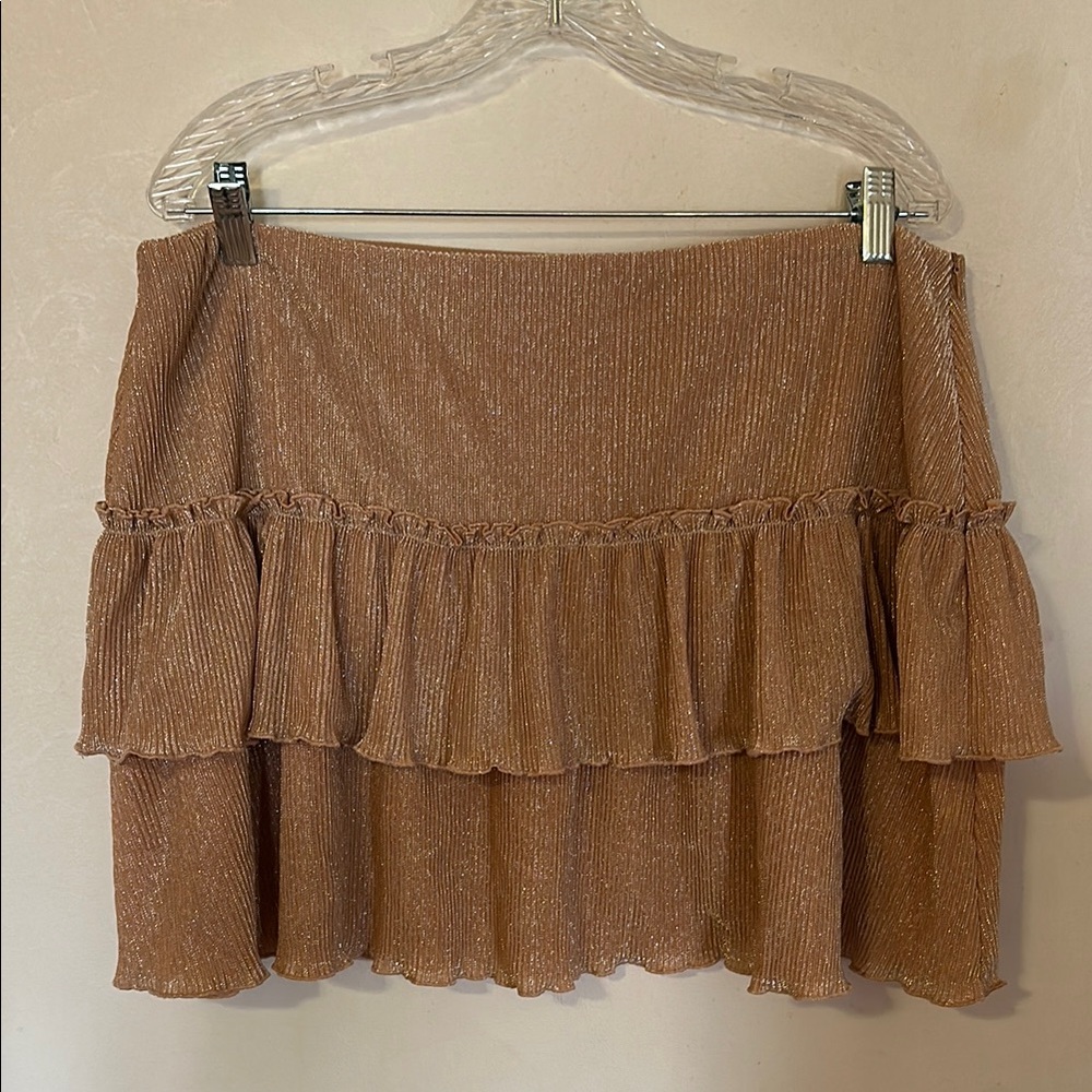 ARULA Peach Mini Skirt Casual